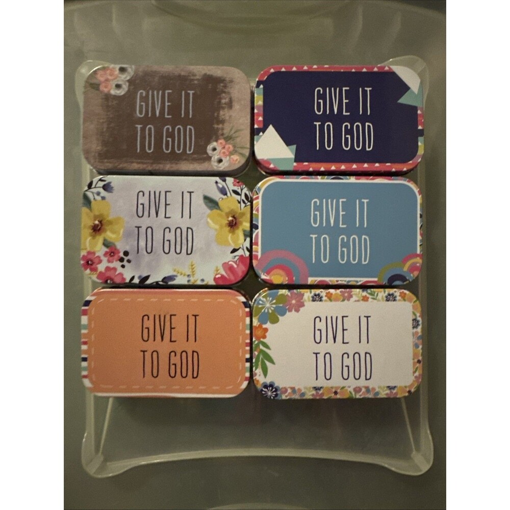 Prayer Box Give It To God NEW Pencil Paper 4x2.5" 6 Designs Available To Choose